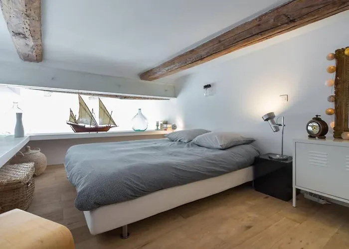 06j - Superb Duplex Loft With Ac - Sea View * Ницца