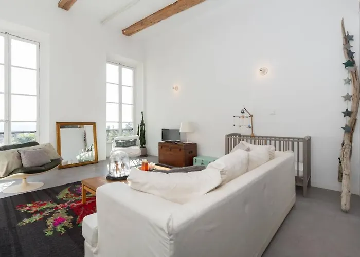 06j - Superb Duplex Loft With Ac - Sea View Appartement Nice